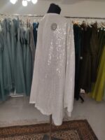 white shine midi jacket - Image 3