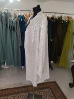 white shine midi jacket - Image 4